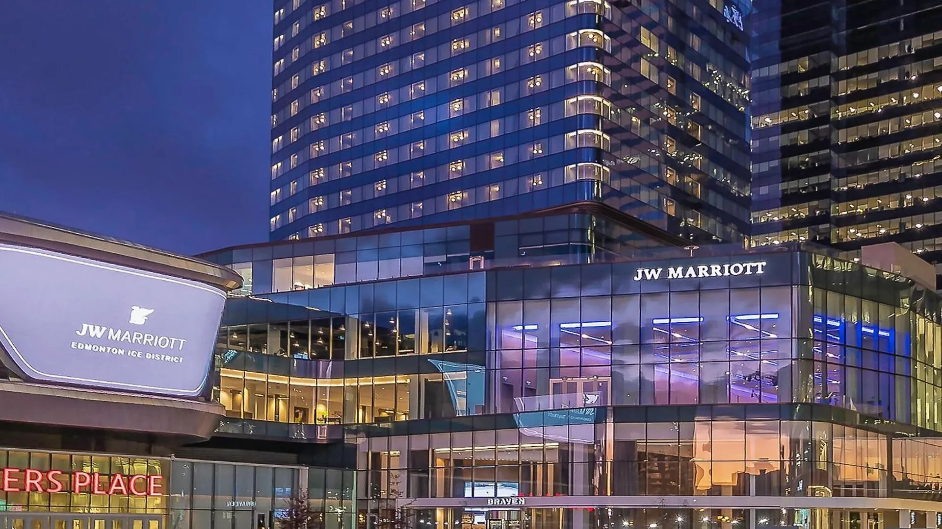 Jw Marriott Edmonton Ice District location
